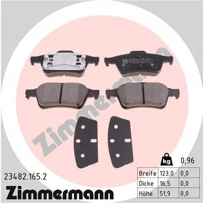 zimmermann-klocki-ham-tyl-citroen-c5-stan-nowy