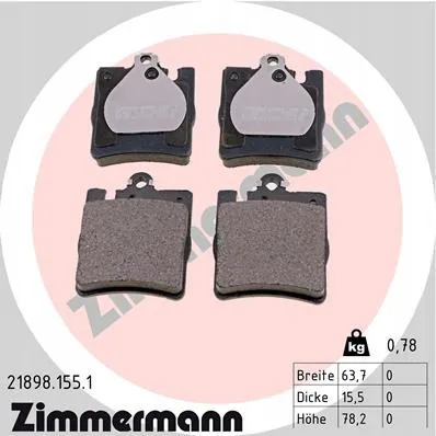 zimmermann-klocki-ham-tyl-merc-klasa-e-stan-nowy