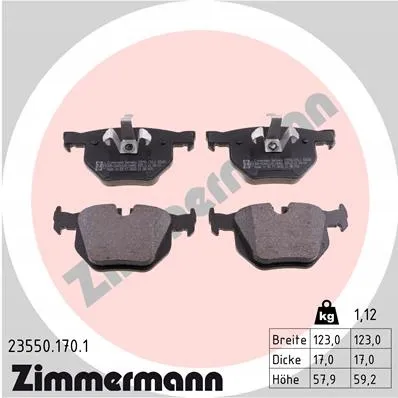 zimmermann-klocki-ham-tyl-bmw-3-stan-nowy
