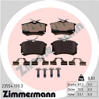 zimmermann-klocki-ham-tyl-vw-golf-stan-nowy