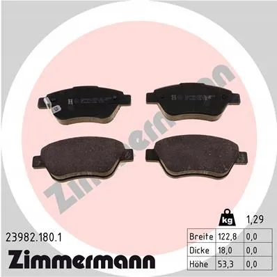 zimmermann-klocki-ham-przod-opel-corsa-d-stan-nowy