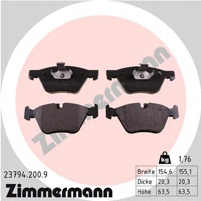 zimmermann-klocki-ham-przod-bmw-3-stan-nowy