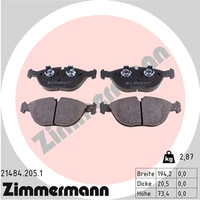 zimmermann-klocki-ham-przod-audi-a4-stan-nowy
