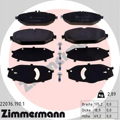 zimmermann-klocki-ham-przod-merc-klasa-e-stan-nowy