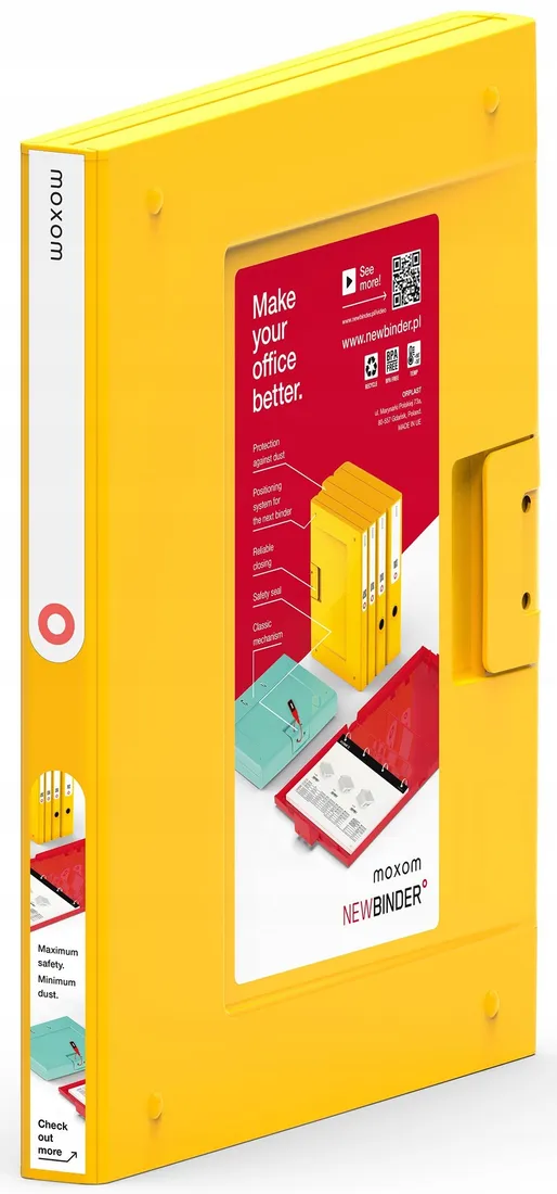 folder-segregator-a4-25mm-moxom-newbinder-yellow-stan-nowy