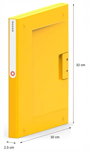 folder-segregator-a4-25mm-moxom-newbinder-yellow-waga-z-opakowaniem-0-25-kg