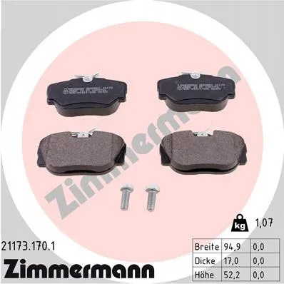 zimmermann-klocki-ham-przod-bmw-3-stan-nowy