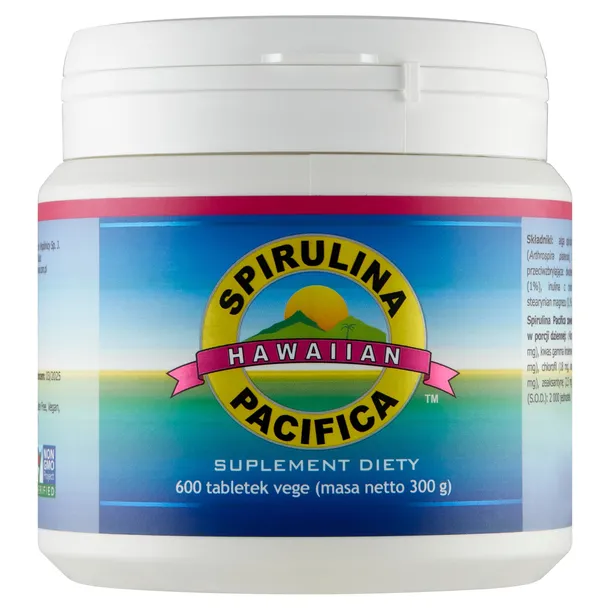 kenay-spirulina-pacyfica-600-tabletek-waga-z-opakowaniem-0-38-kg