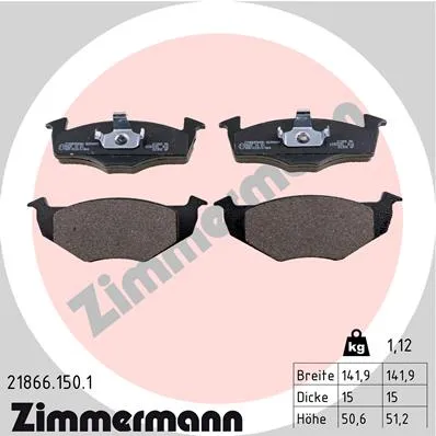 zimmermann-klocki-ham-przod-vw-golf-stan-nowy