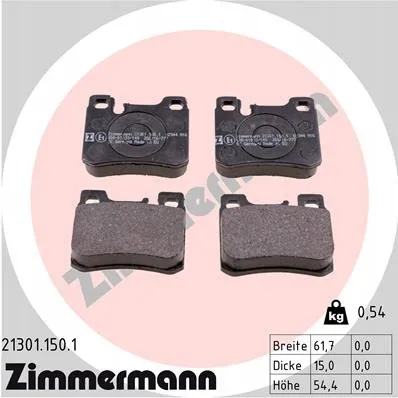 zimmermann-klocki-ham-tyl-merc-klasa-e-stan-nowy