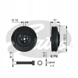gates-tvd1033a-kolo-pasowe-walu-sruby-audi-a6-stan-nowy