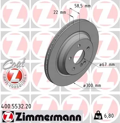 zimmermann-tarcze-std-klocki-rdz-tyl-merc-stan-nowy