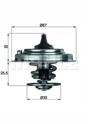 mahle-termostat-tx3482d-stan-nowy