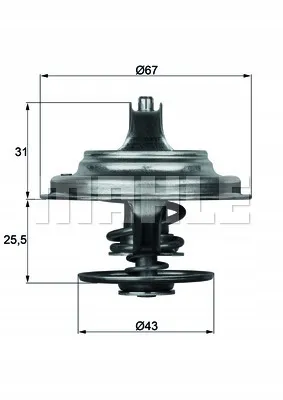 mahle-termostat-tx2371d-stan-nowy