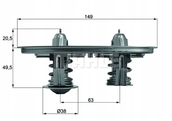 mahle-termostat-tx105-stan-nowy