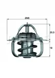 mahle-termostat-tx588d-stan-nowy