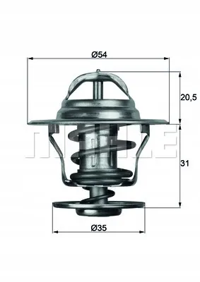 mahle-termostat-tx1371d-stan-nowy