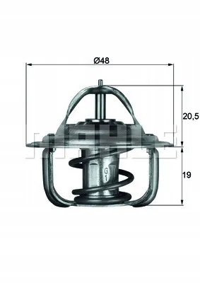 mahle-termostat-tx179d-stan-nowy