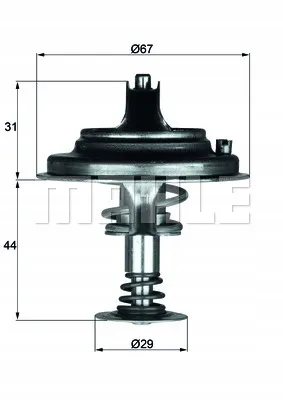 mahle-termostat-tx2680d-stan-nowy