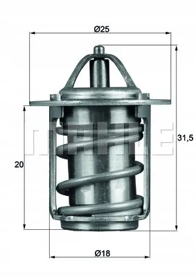 mahle-termostat-tx683-stan-nowy