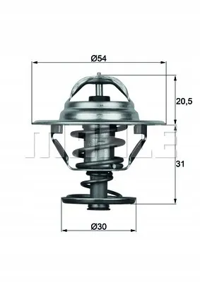 mahle-termostat-tx1066d-stan-nowy