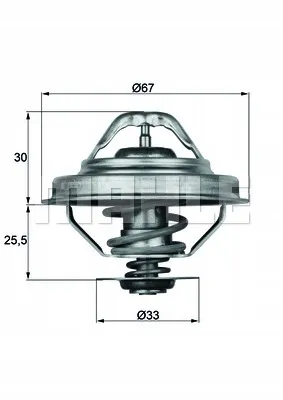 mahle-termostat-tx2888d-stan-nowy