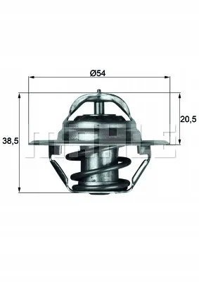 mahle-termostat-tx387d-stan-nowy
