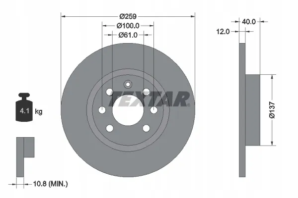 textar-92050600-tarcza-hamulcowa-stan-nowy