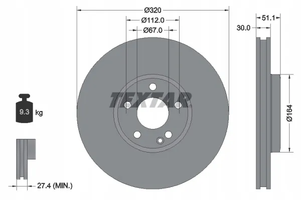 textar-92258003-tarcza-hamulcowa-stan-nowy