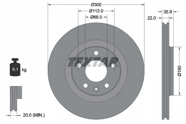 textar-tarcza-hamulcowa-tx92137103-stan-nowy