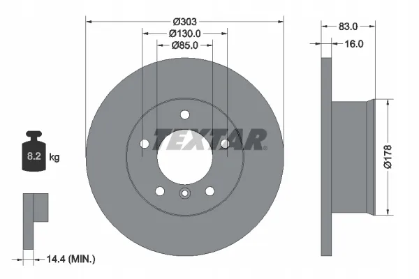 textar-92020300-tarcza-hamulcowa-stan-nowy