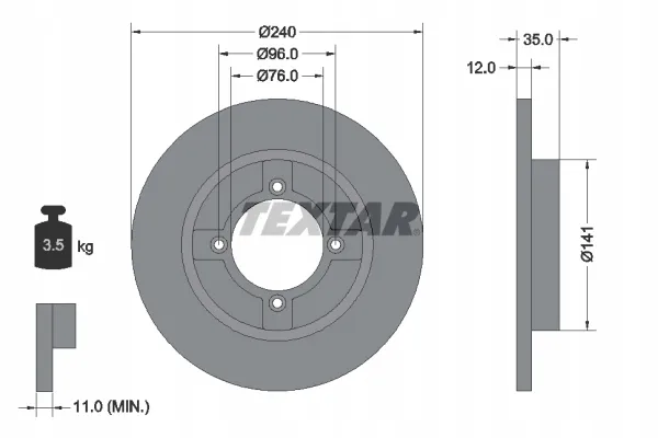 textar-92029300-tarcza-hamulcowa-stan-nowy
