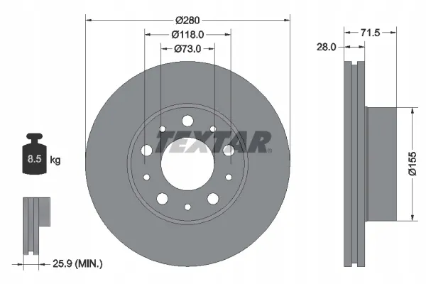 textar-92286103-tarcza-hamulcowa-stan-nowy