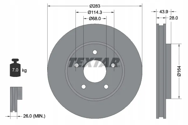 textar-92280103-tarcza-hamulcowa-stan-nowy