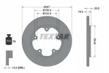 textar-tarcza-hamulcowa-92274103-stan-nowy