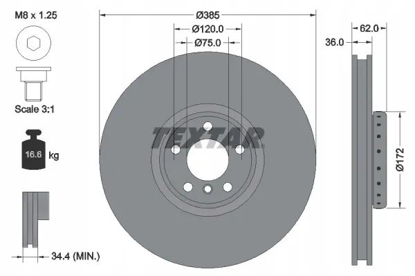 textar-tarcza-hamulcowa-92266425-stan-nowy