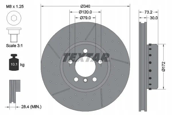 textar-tarcza-hamulcowa-92265025-stan-nowy