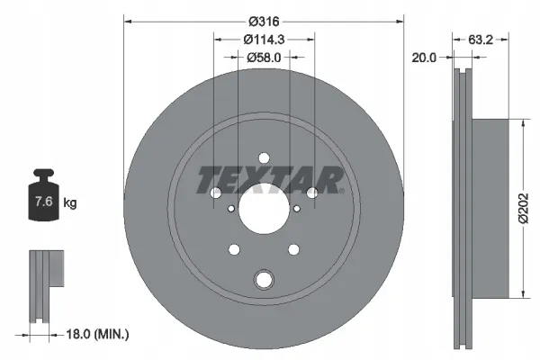textar-92243703-tarcza-hamulcowa-stan-nowy