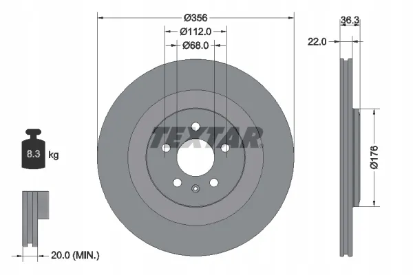 textar-92241803-tarcza-hamulcowa-stan-nowy