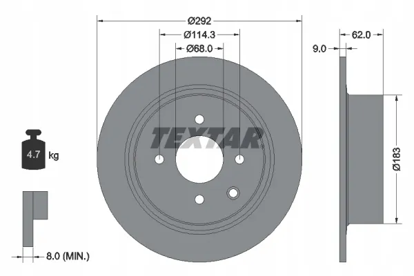 textar-92234303-tarcza-hamulcowa-stan-nowy