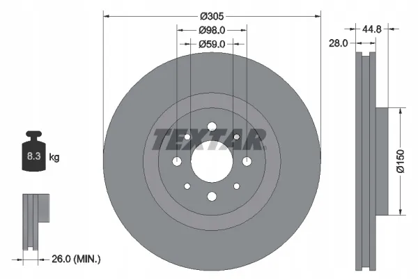 textar-92228503-tarcza-hamulcowa-stan-nowy