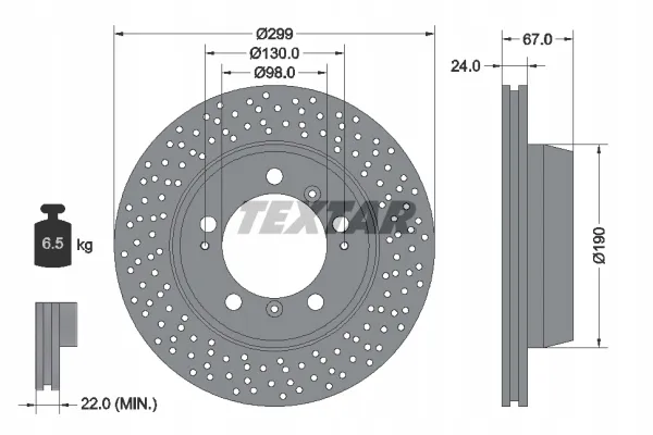 textar-tarcza-hamulcowa-92176705-stan-nowy