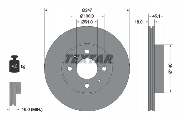 textar-tarcza-ham-92091000-stan-nowy