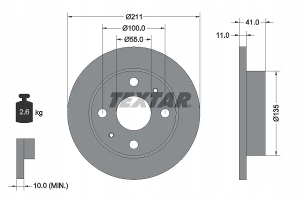 textar-92103700-tarcza-hamulcowa-stan-nowy