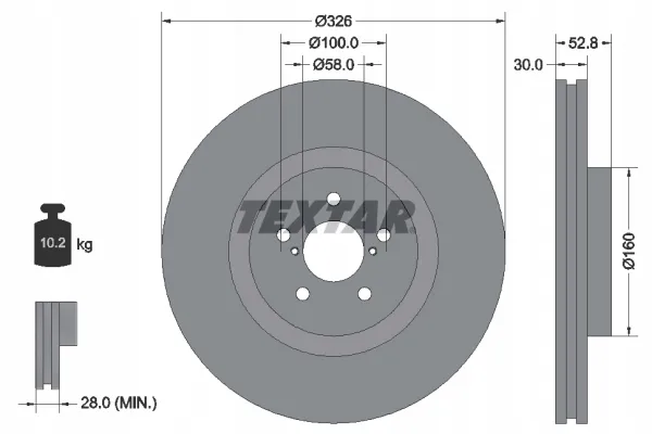 textar-92167900-tarcza-hamulcowa-stan-nowy