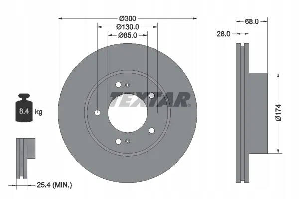 textar-92203003-tarcza-hamulcowa-stan-nowy
