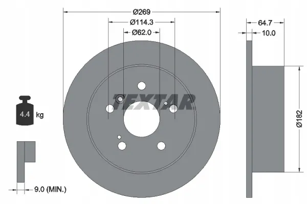 textar-92079300-tarcza-hamulcowa-stan-nowy