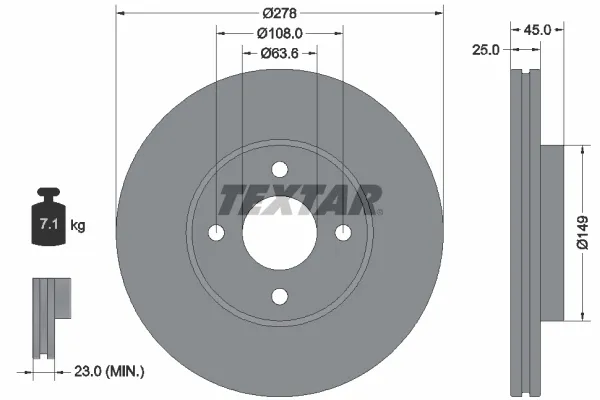 textar-92159003-tarcza-hamulcowa-stan-nowy