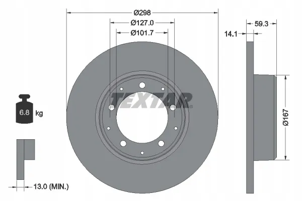 textar-92230503-tarcza-hamulcowa-stan-nowy