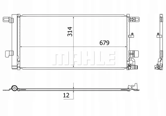 mahle-skraplacz-ac961000s-stan-nowy